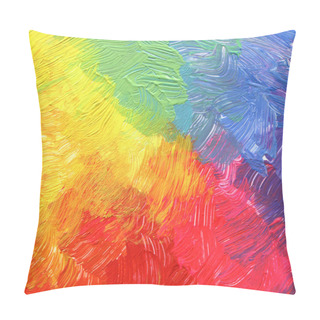 Personality  Abstract Acrylic And Watercolor Painted Background. Pillow Covers
