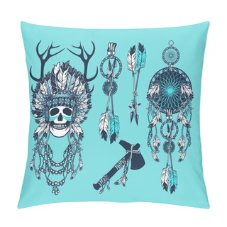 Personality  Set Shaman Feathers Pillow Covers