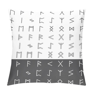 Personality  Old Norse Runes Pillow Covers