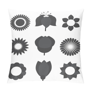 Personality  Blooming Summer Flowers Pillow Covers