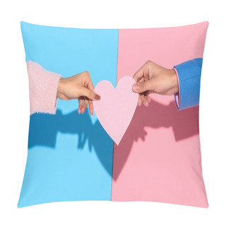 Personality  Pink Heart Pillow Covers