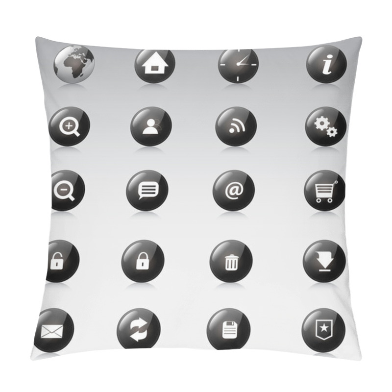 Personality  Web Icons, Vector Design Pillow Covers