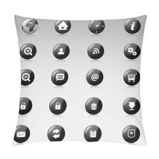 Personality  Web Icons, Vector Design Pillow Covers