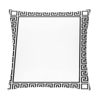 Personality  Decorative Frame With Greek Ornament Pillow Covers