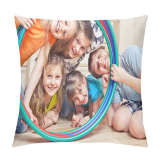 Personality  Five Cheerful Kids Pillow Covers