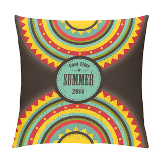 Personality  Retro Cover For Summer Time. Pillow Covers