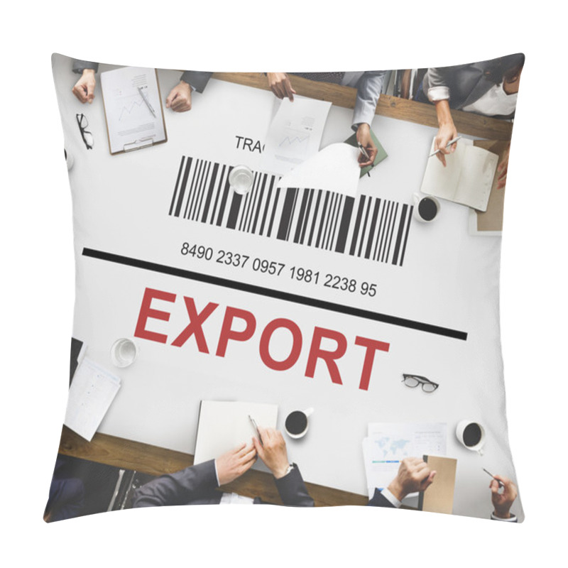 Personality  People At Office Working Together Pillow Covers