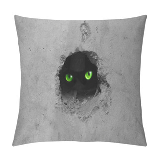 Personality  Cat Eyes In Wall Pillow Covers