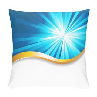 Personality  Background With Summer Sun Pillow Covers
