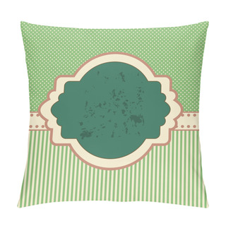 Personality  Vintage Frame Vector Illustration  Pillow Covers