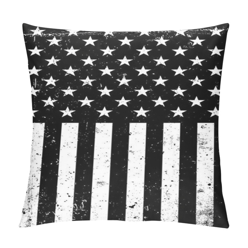 Personality  Grunge United States Of America Flag.  Pillow Covers