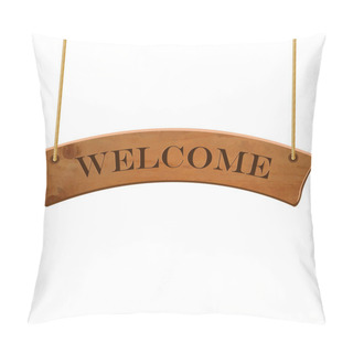 Personality  Welcome Wooden Sign Pillow Covers