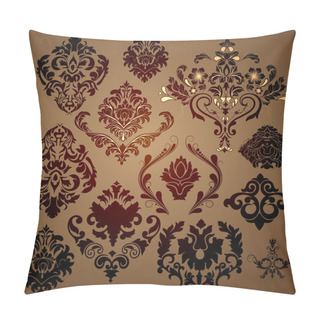 Personality  Royal Damask Floral Set Pillow Covers