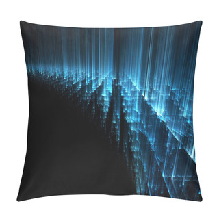 Personality  Abstract Science Or Technology Background Pillow Covers