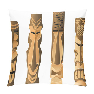 Personality  Tikis Pillow Covers