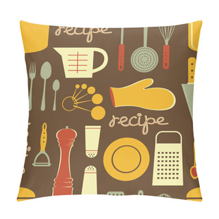 Personality  Cooking Recipe Pattern Pillow Covers