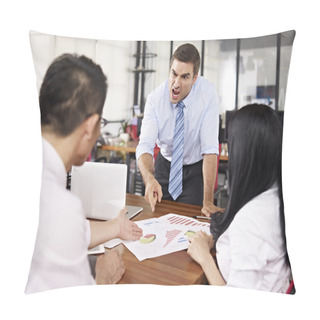 Personality  Boss Yelling At Subordinates Pillow Covers