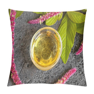 Personality  Amaranthus Caudatus Flowers And Oil Pillow Covers