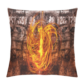 Personality  Fire Devil Pillow Covers