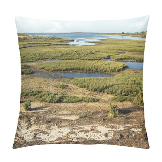 Personality  Natural Ria Formosa Marshlands Pillow Covers