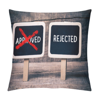 Personality  Writing Approve Or Reject Pillow Covers