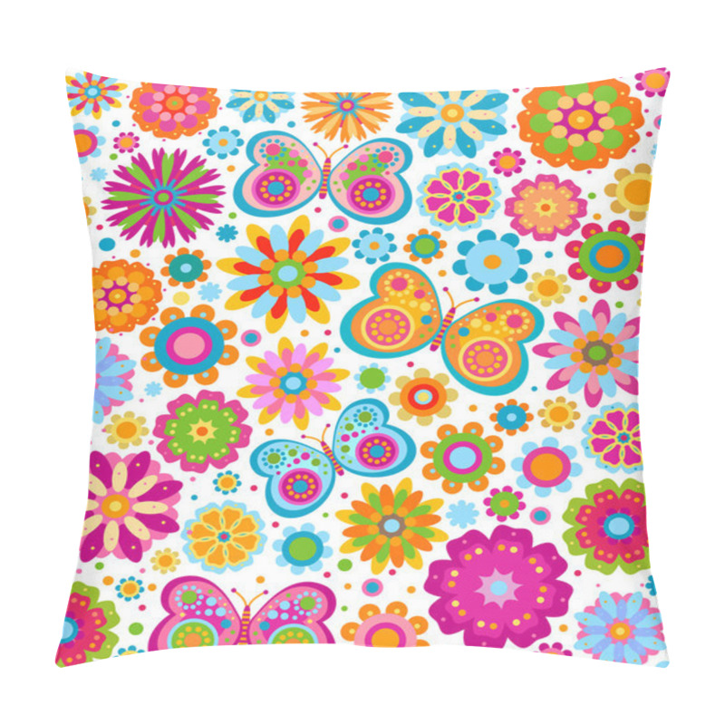 Personality  Flowers background pillow covers