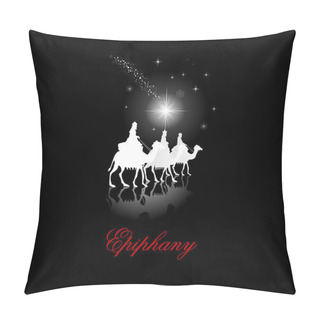 Personality  Magi White Silhouette Pillow Covers