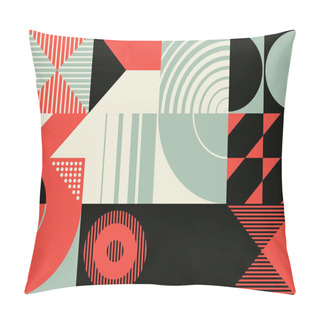 Personality  Brutalism Design Abstract Vector Pattern Pillow Covers