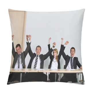 Personality  Business People Punching Air Pillow Covers