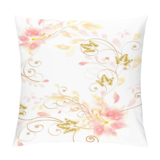 Personality  Beautiful Vector Pink Card Pillow Covers