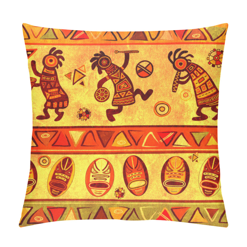 Personality  Seamless background with african traditional patterns pillow covers