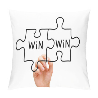 Personality  Win Win Puzzle Concept Pillow Covers