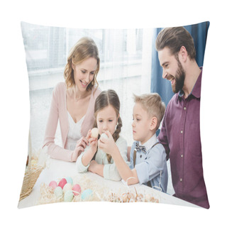 Personality  Family With Easter Eggs  Pillow Covers