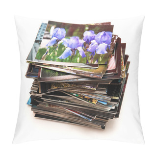 Personality  Stack Of The Photos Pillow Covers