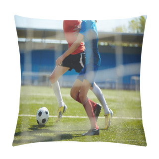 Personality  Fight Of Football Players Pillow Covers