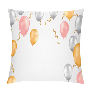 Personality  Happy Birthday Background Template Pillow Covers