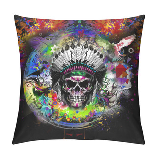 Personality  Colorful Art Or Decor Painting Pillow Covers