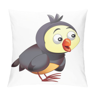 Personality  Cartoon Funny Colorful Bird  Pillow Covers