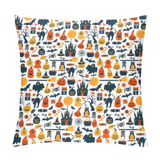 Personality  Seamless Halloween Pattern Pillow Covers