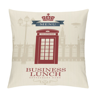 Personality  British Business Lunches Pillow Covers