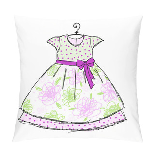 Personality  Baby Dress On Hangers For Your Design Pillow Covers