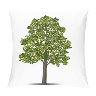 Personality  Detached Linden Tree With Leaves Pillow Covers