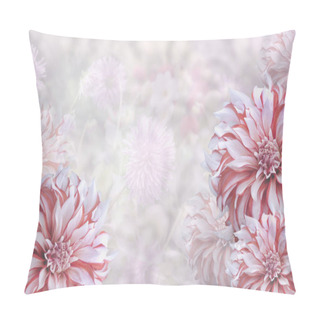 Personality  Dahlia With Copy Space Pillow Covers