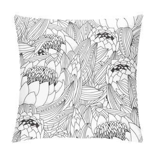Personality  Protea Flowers Art Pillow Covers