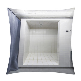 Personality  Bathroom In Loft Style Pillow Covers