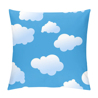 Personality  Seamless Sky Background Pillow Covers