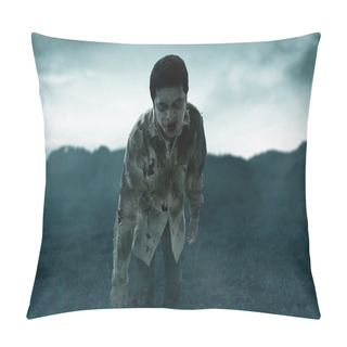 Personality  Scary Zombie Man Walking Pillow Covers