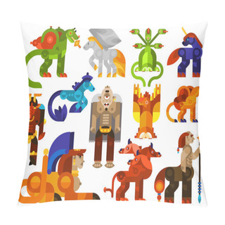 Personality  Mythical Creatures Icons Pillow Covers