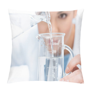 Personality  Scientist Working In Lab Pillow Covers