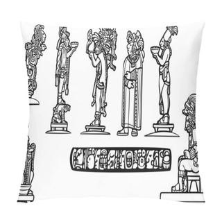 Personality  Mayan Group B Pillow Covers